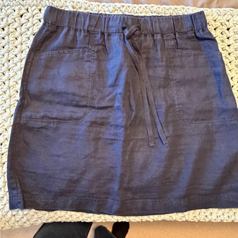 Max Studio Dark Blue Mini Skirt